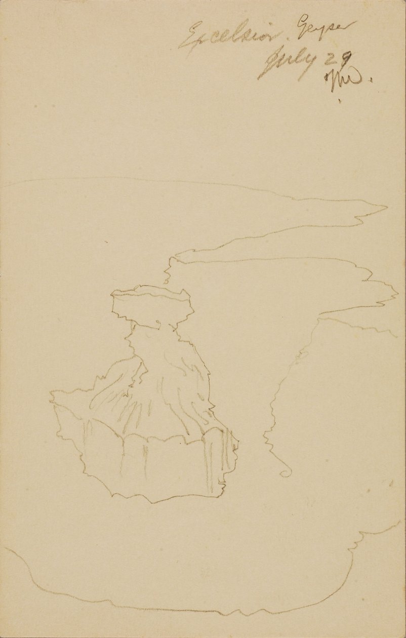Excelsior Geyser, Yellowstone Park av Thomas Moran