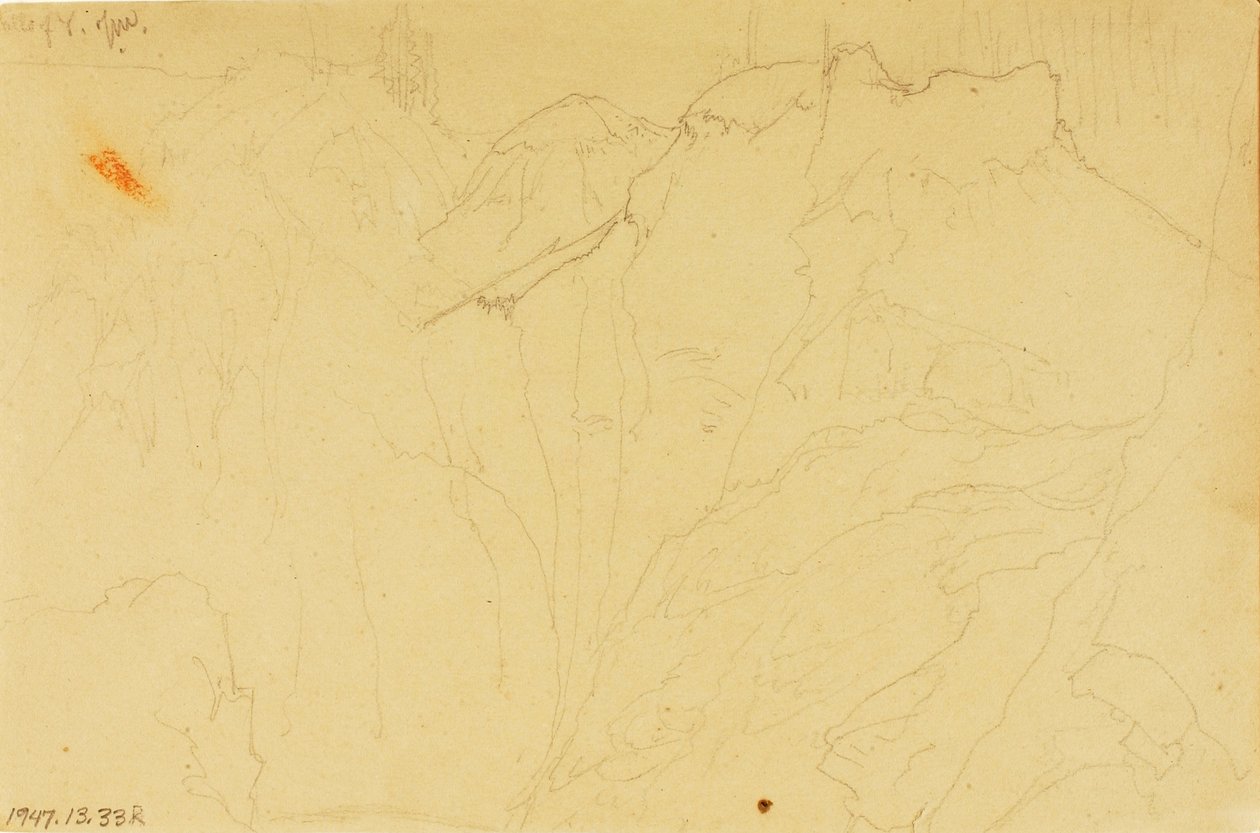 Fallen i Yellowstone av Thomas Moran