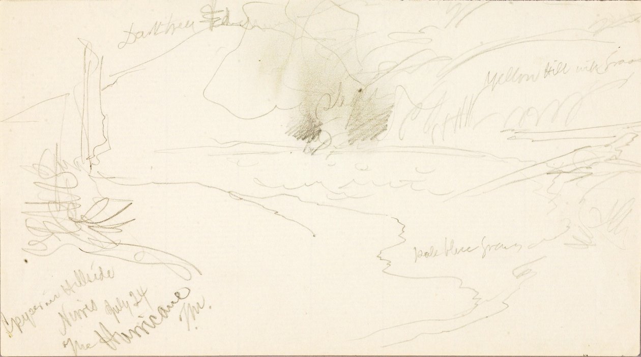 Gejser i Hillside, Norris, orkanen av Thomas Moran