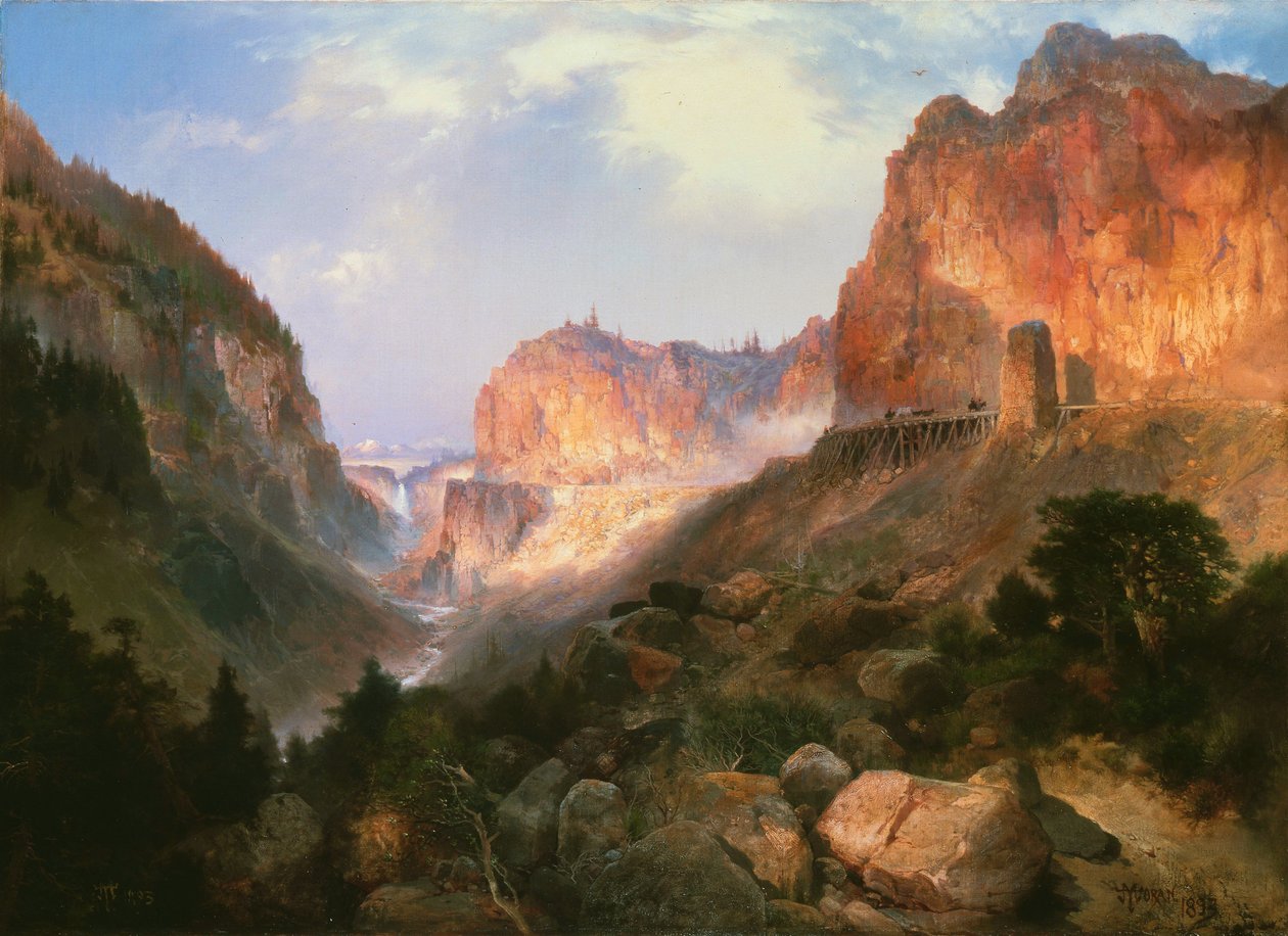 Golden Gate, Yellowstone National Park av Thomas Moran