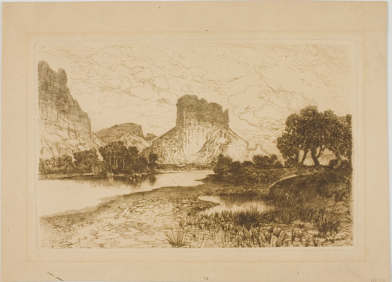 Green River, Wyoming Territory av Thomas Moran