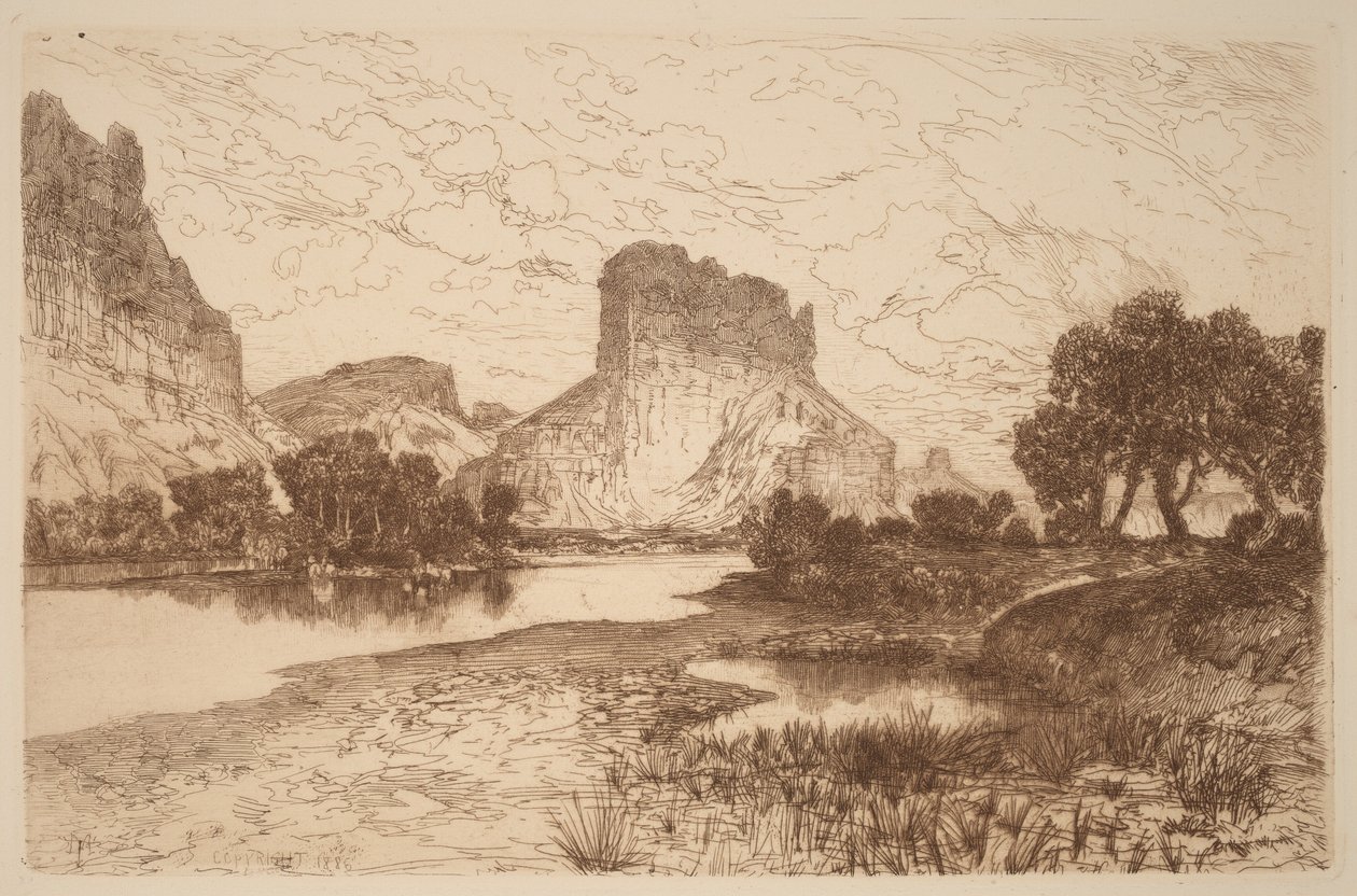 Green River, Wyomingterritoriet av Thomas Moran