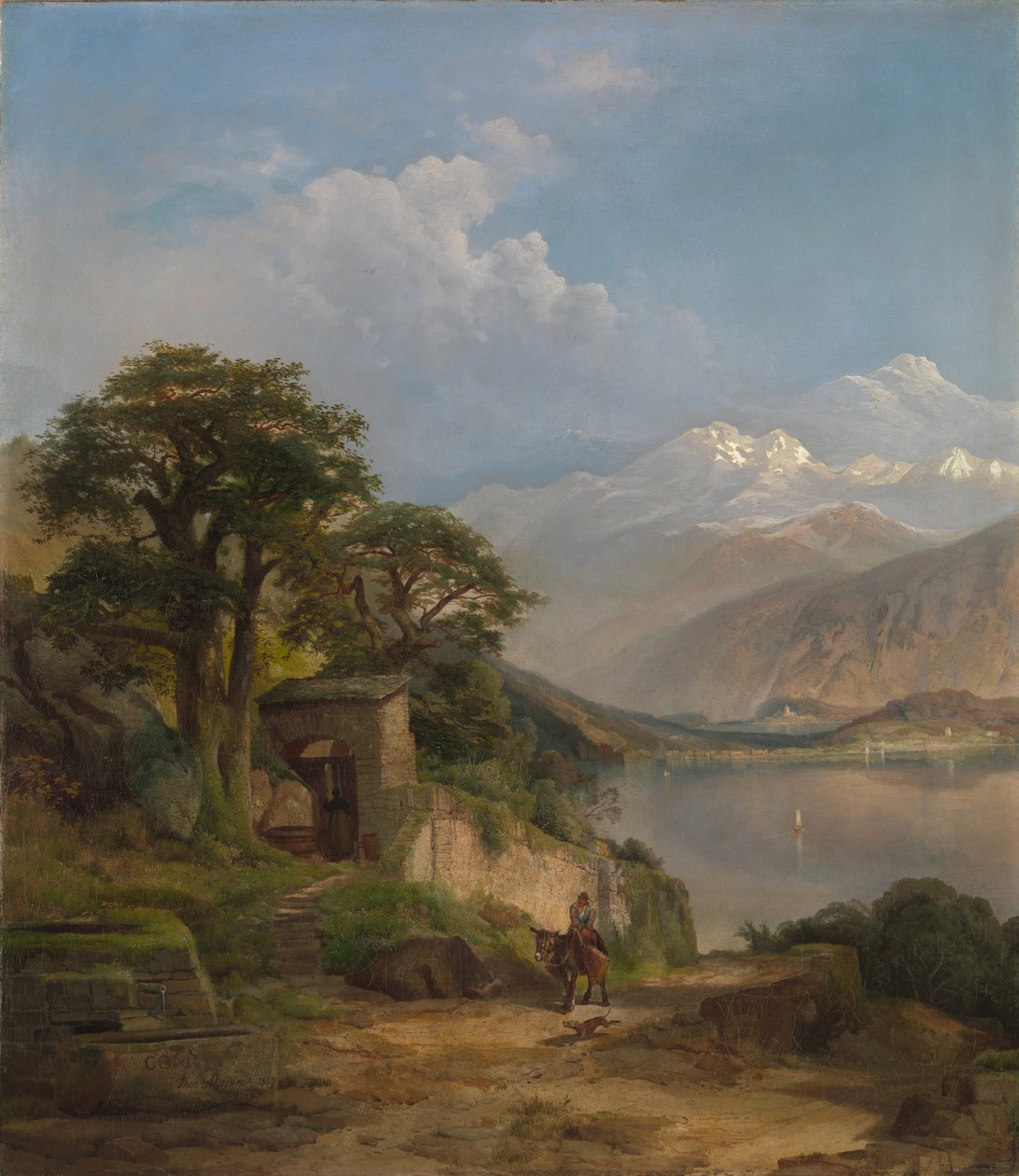 Comosjön, 1867 av Thomas Moran