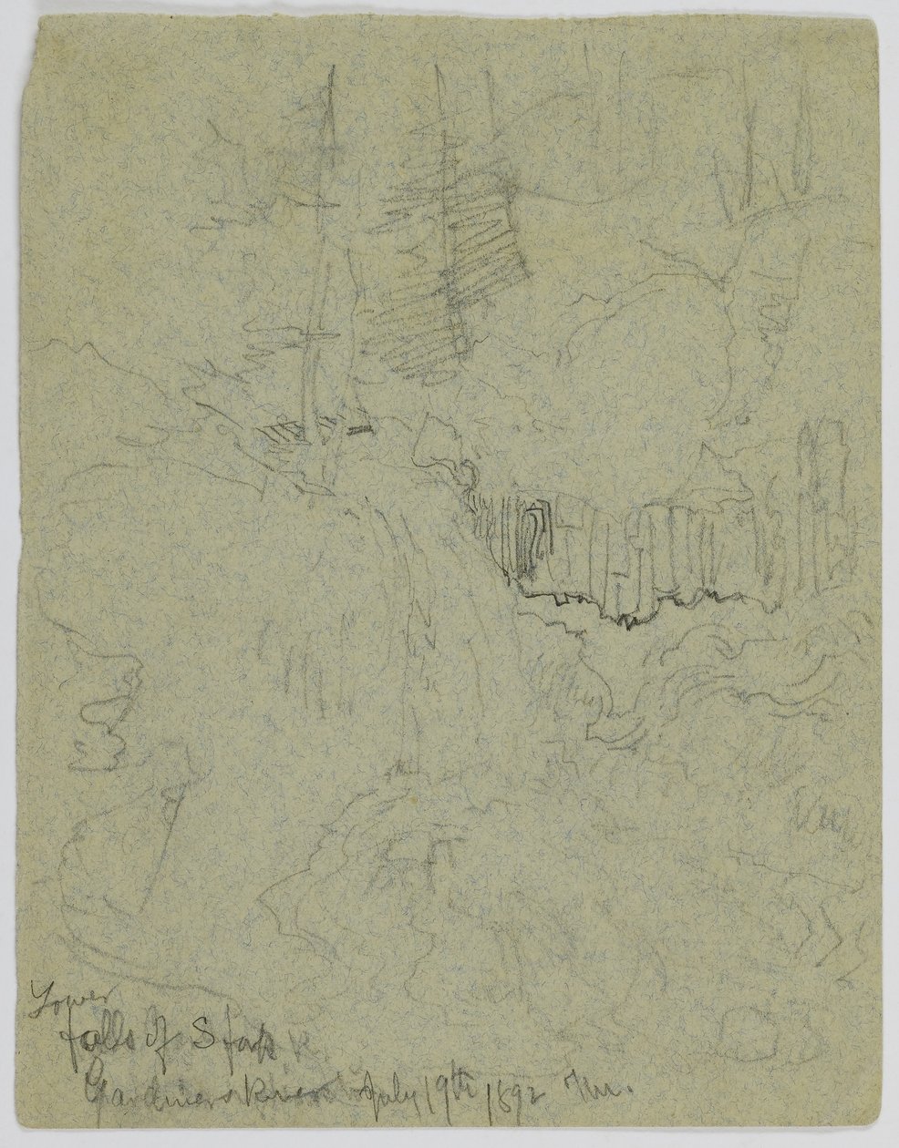 Nedre fallet i South Fork, Gardiner