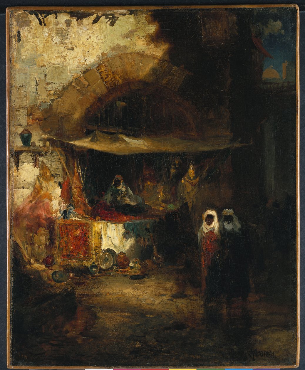 Marockansk basar av Thomas Moran