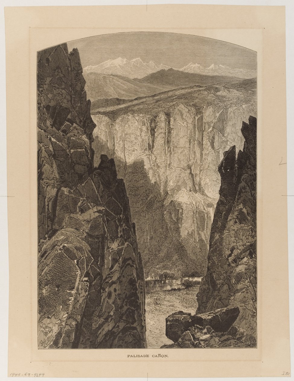 Palisadekanjonen av Thomas Moran