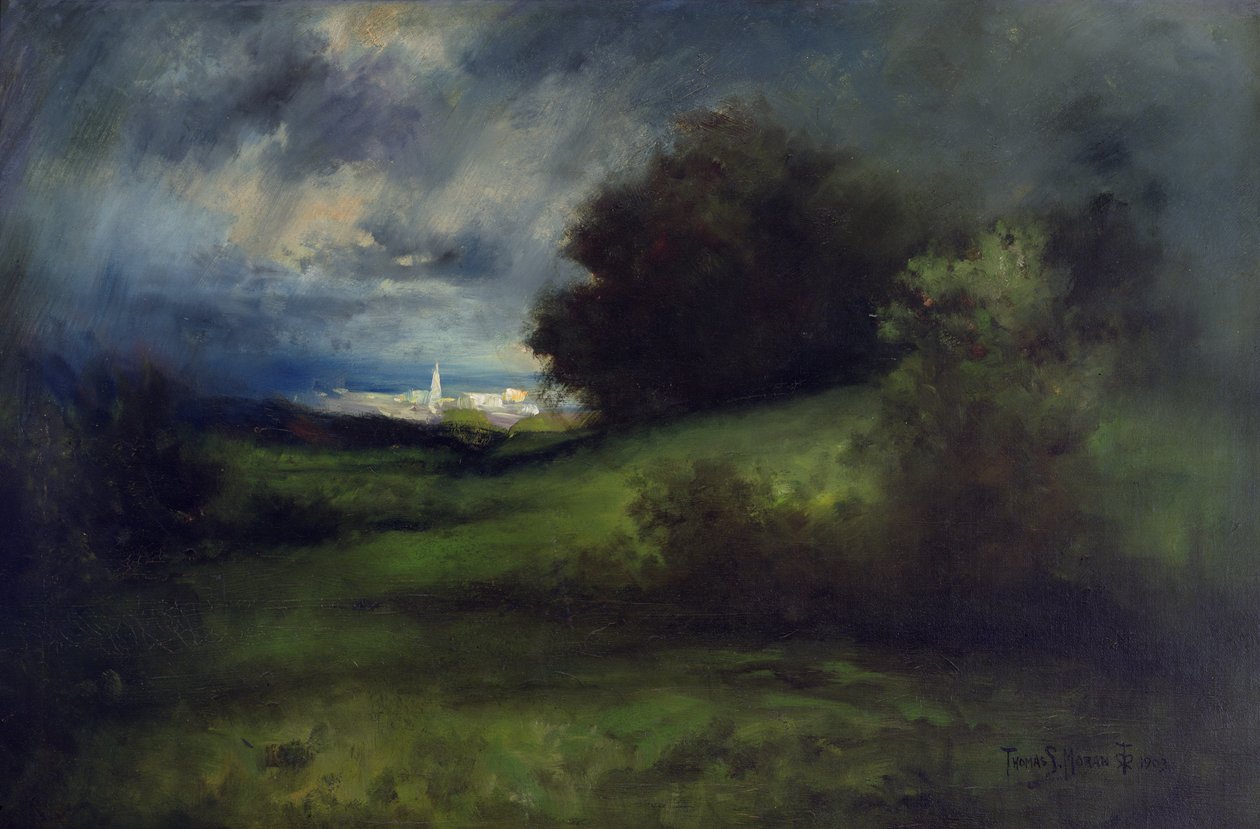 Summer Storm av Thomas Moran