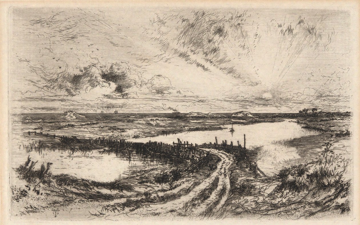 Soluppgång av Thomas Moran