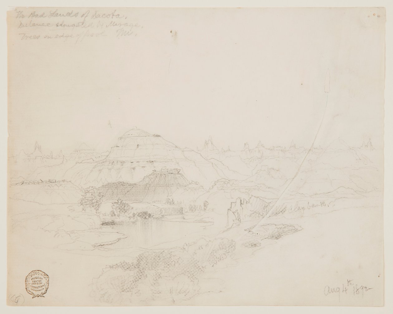 De dåliga länderna i Dakota av Thomas Moran