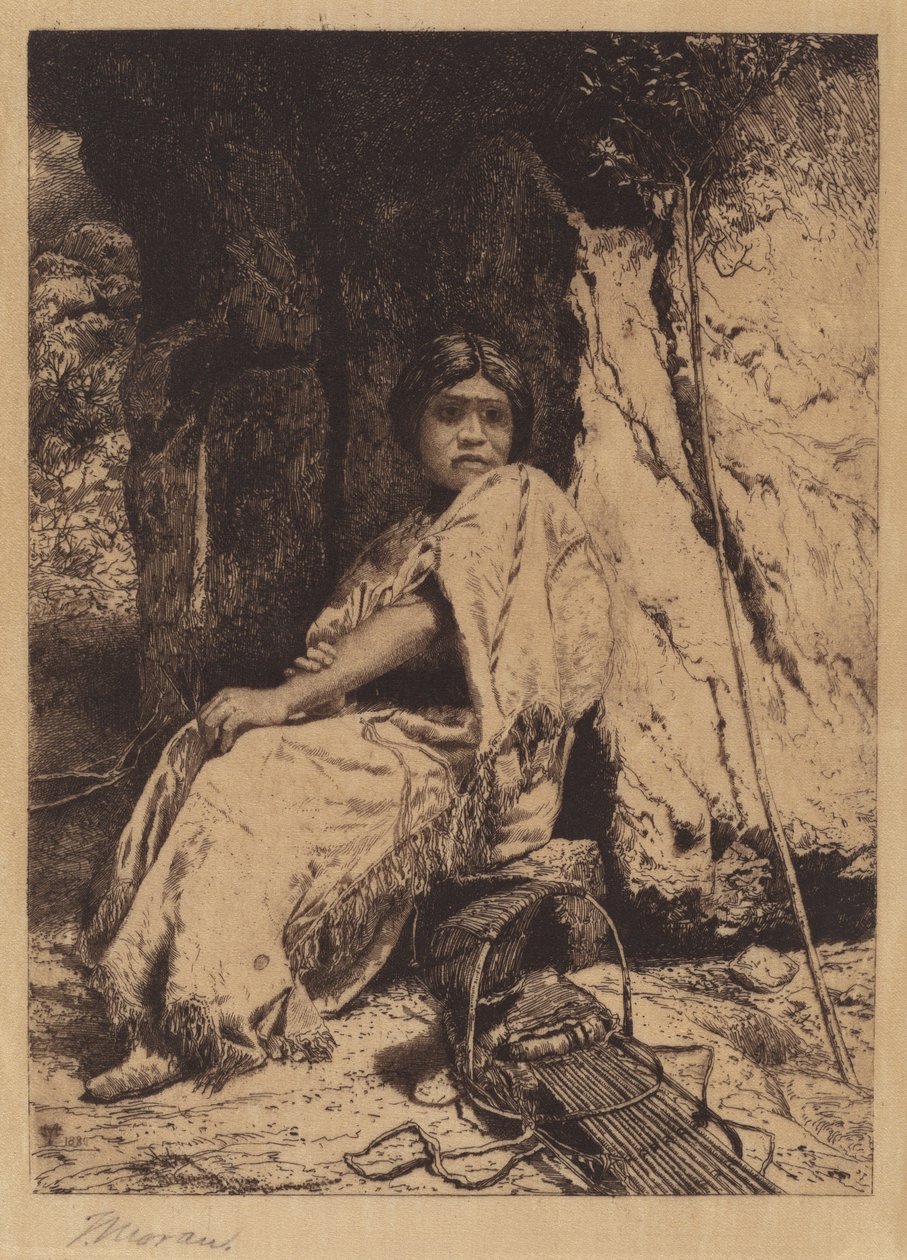 Den tomma vaggan av Thomas Moran