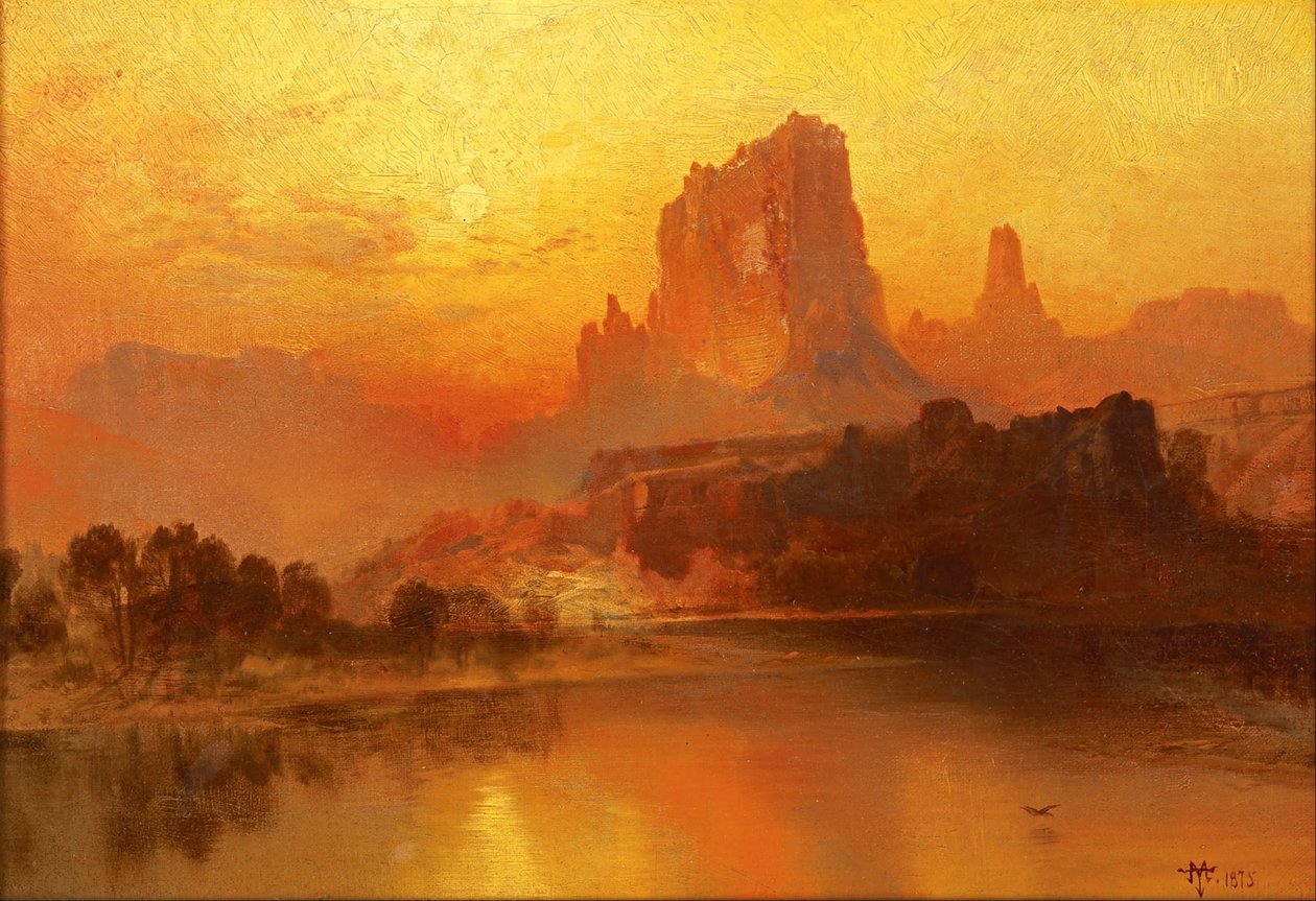 Den gyllene timmen av Thomas Moran