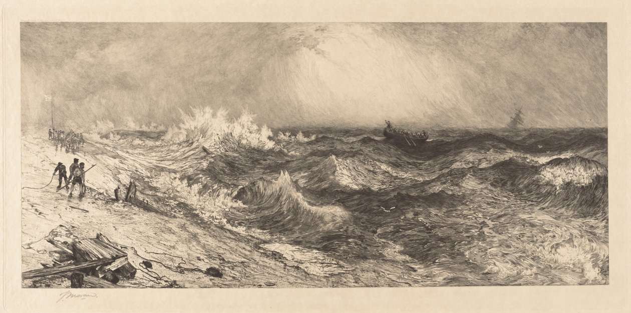 Det mycket rungande havet av Thomas Moran