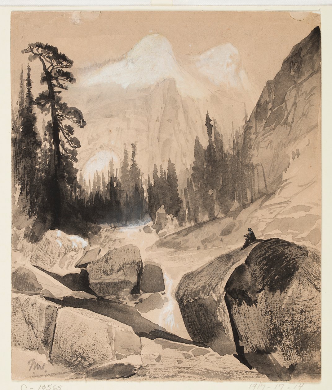 The North Dome, Yosemite, Kalifornien av Thomas Moran