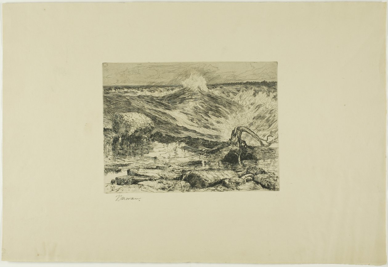 Forsarna ovanför Niagara av Thomas Moran