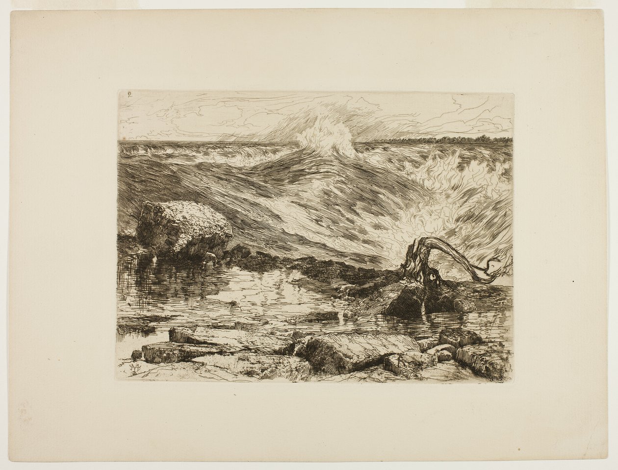 Forsarna ovanför Niagara av Thomas Moran