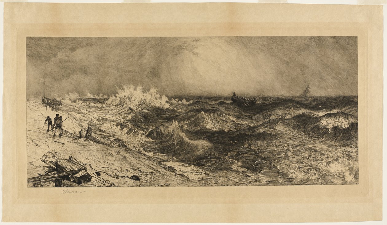 Det rungande havet av Thomas Moran