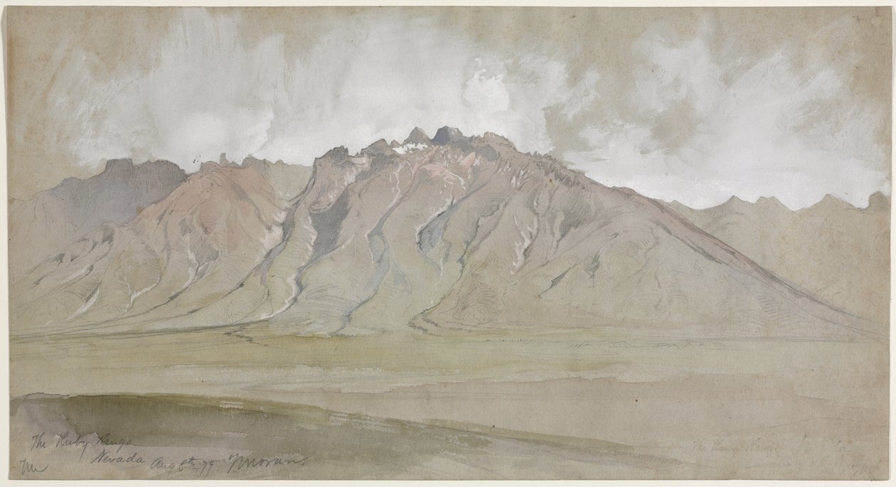 Rubybergen, Nevada av Thomas Moran