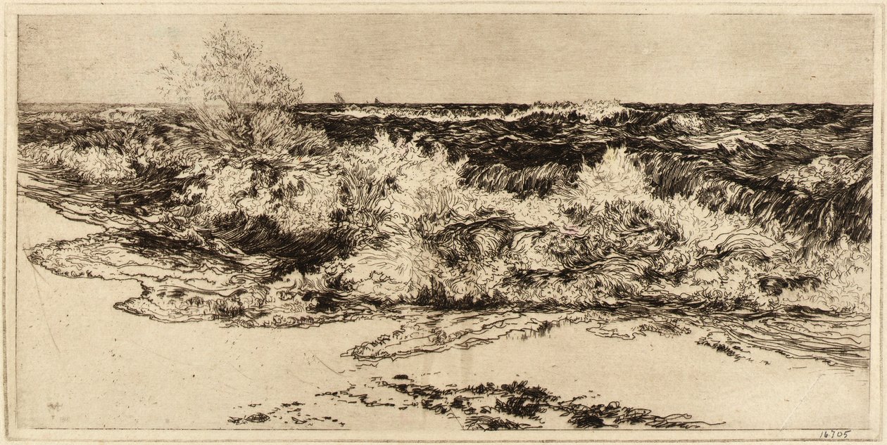 Det dånande havet av Thomas Moran