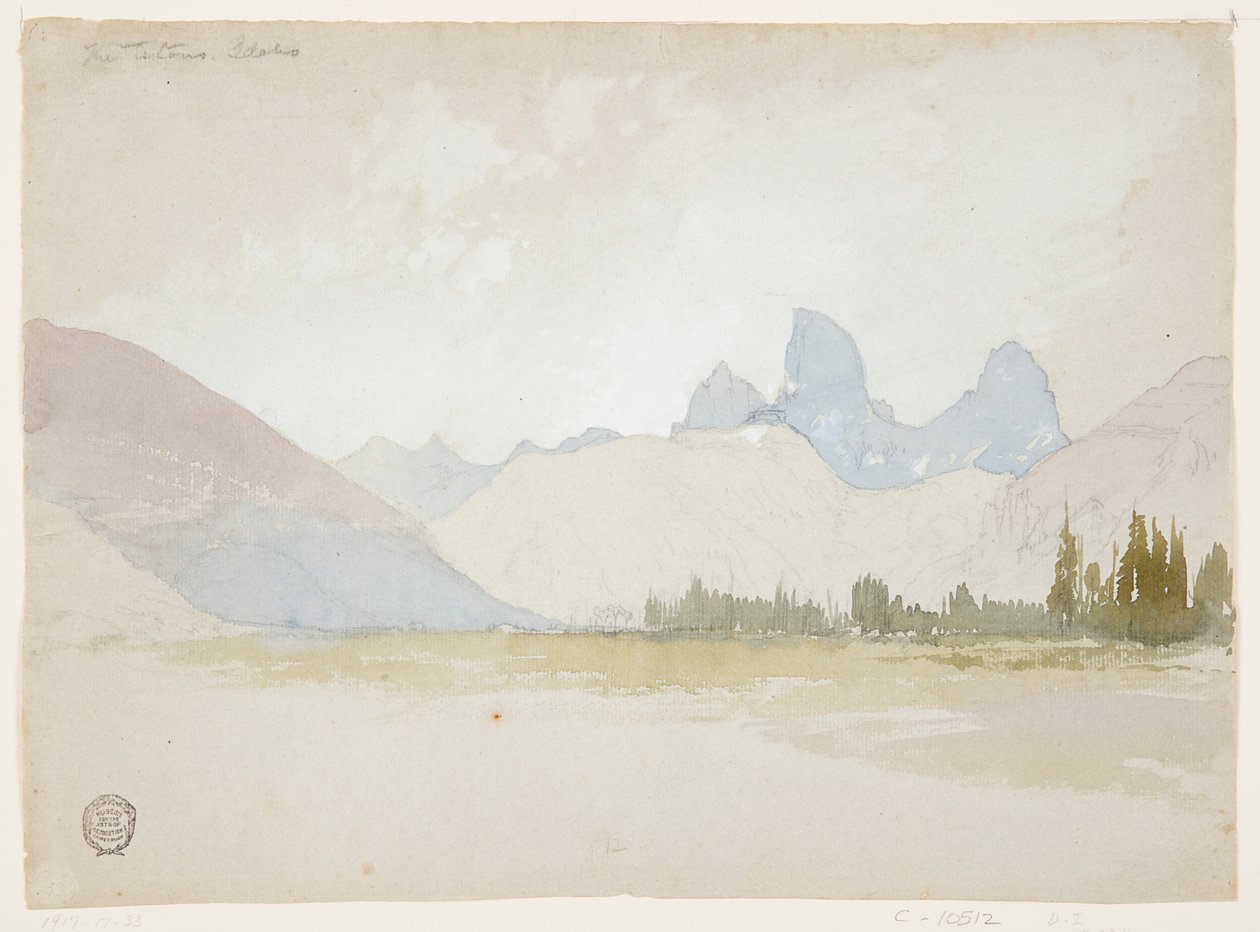 Tetons, Idaho av Thomas Moran