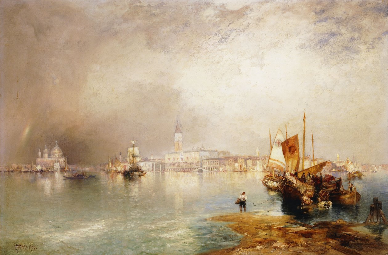 Venedig, 1905 av Thomas Moran