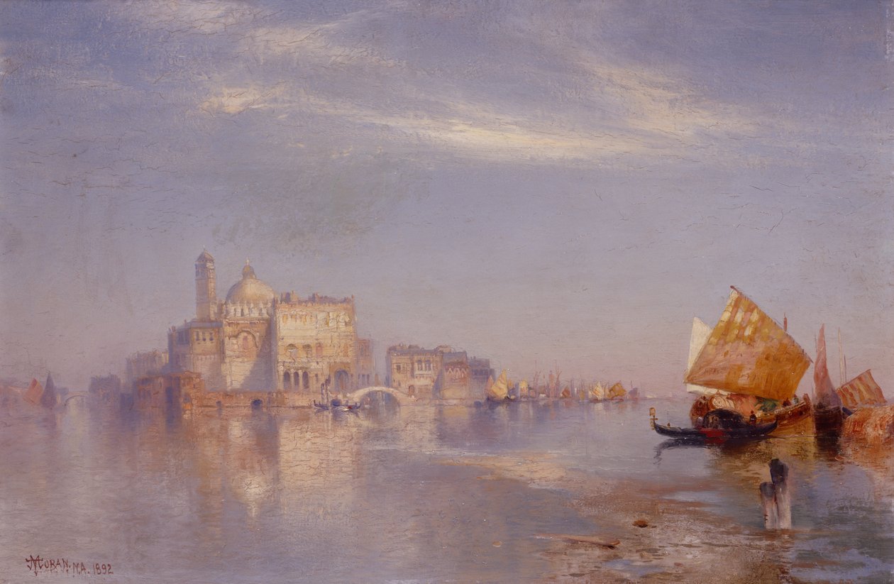Utsikt över Venedig av Thomas Moran