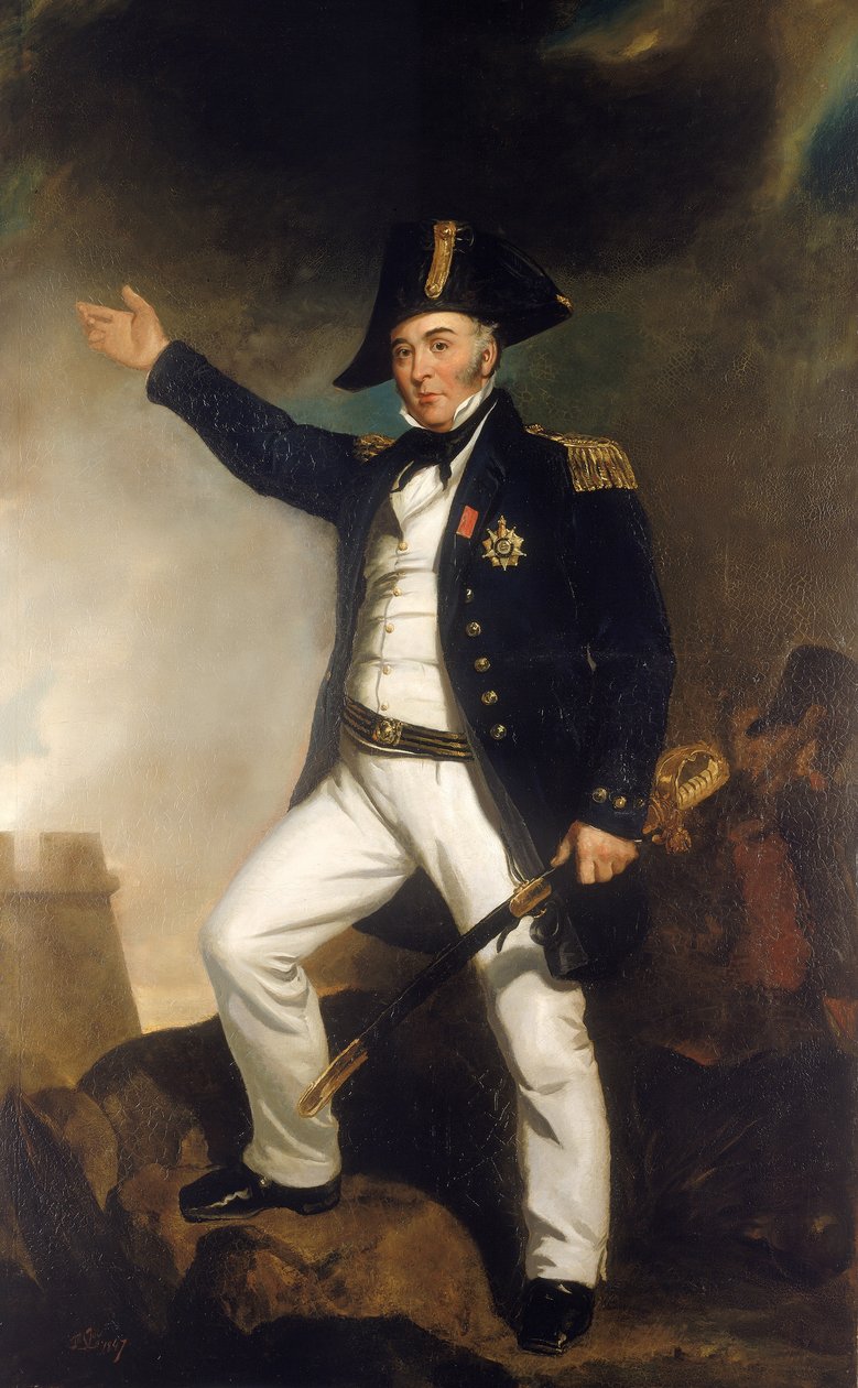 Amiral Sir Charles Napier (1786-1860) av Thomas Musgrave Joy