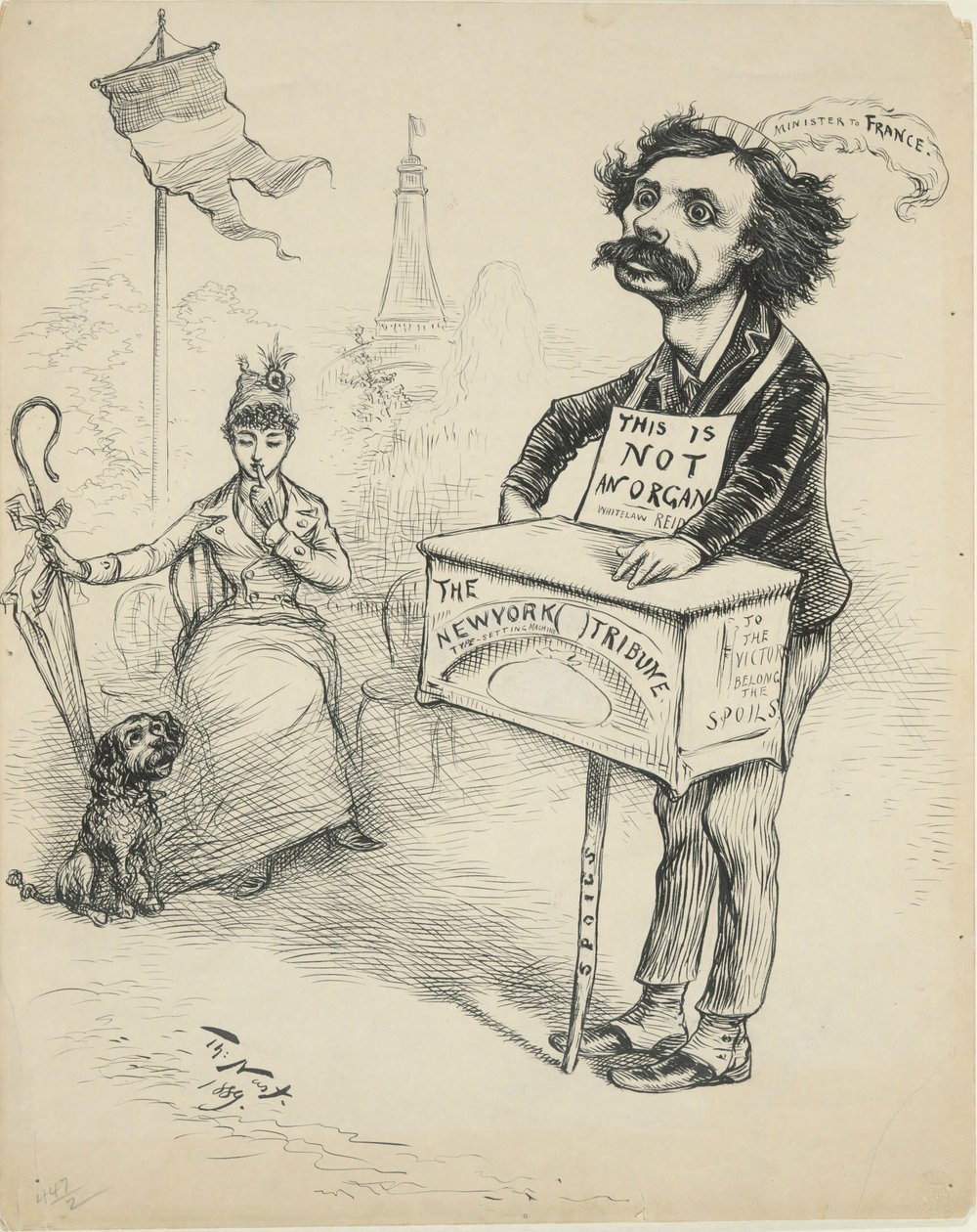 Till Victors Belong the Spoils av Thomas Nast