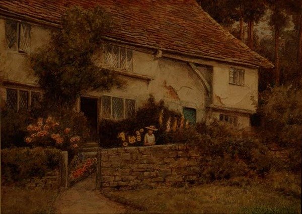 En stuga trädgård av Thomas Nicholson Tyndale