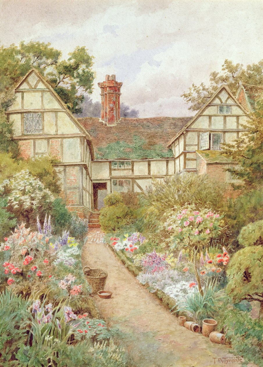 Stuga trädgård av Thomas Nicholson Tyndale