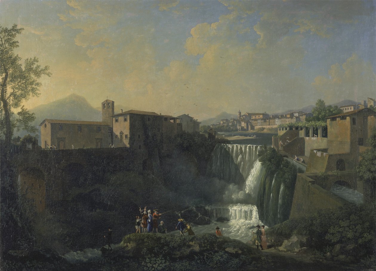A View of Tivoli, ca 1750-55 (olja på duk) av Thomas Patch