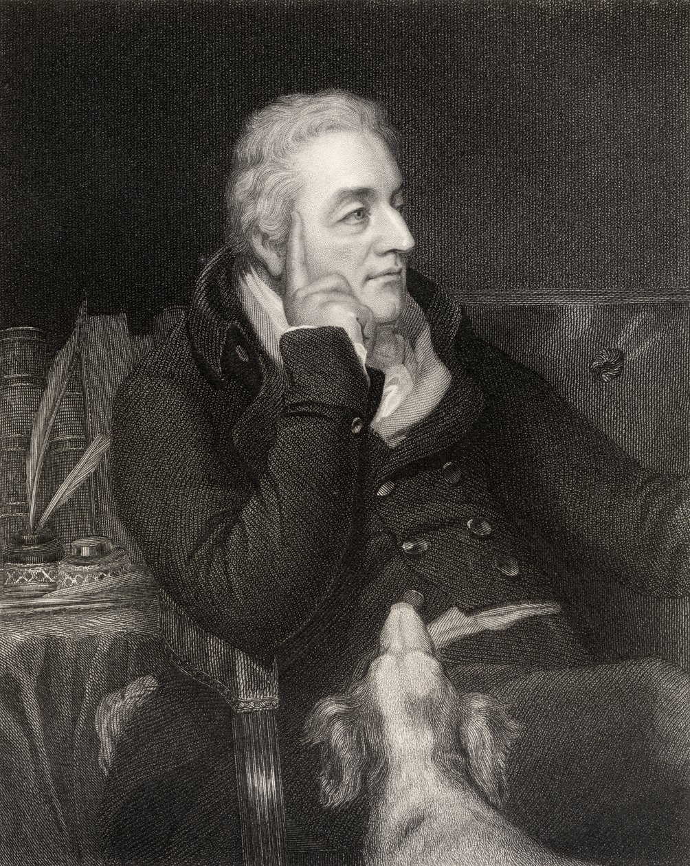 George Wyndham, 3rd Earl of Egremont, graverad av H.R. Cook (fl.1813-1847), från 