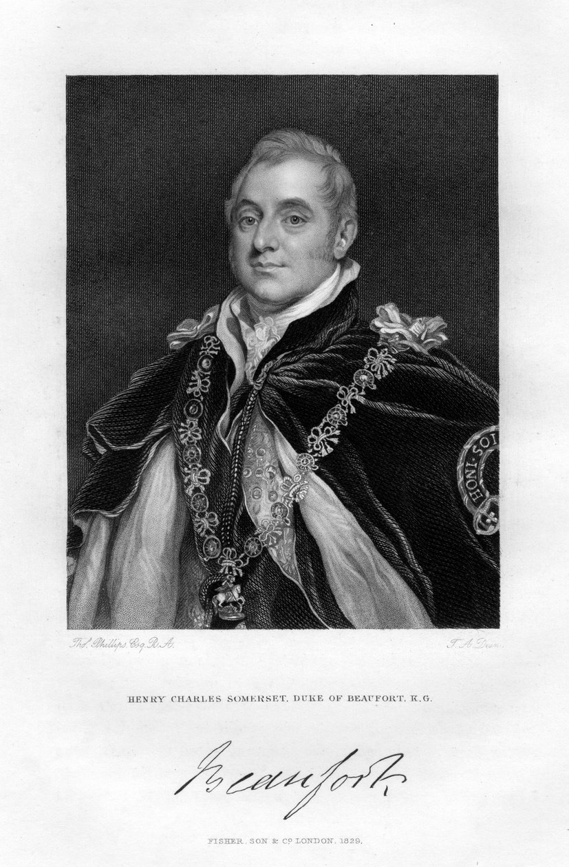 Henry Charles Somerset, hertig av Beaufort, 1829 av Thomas Phillips