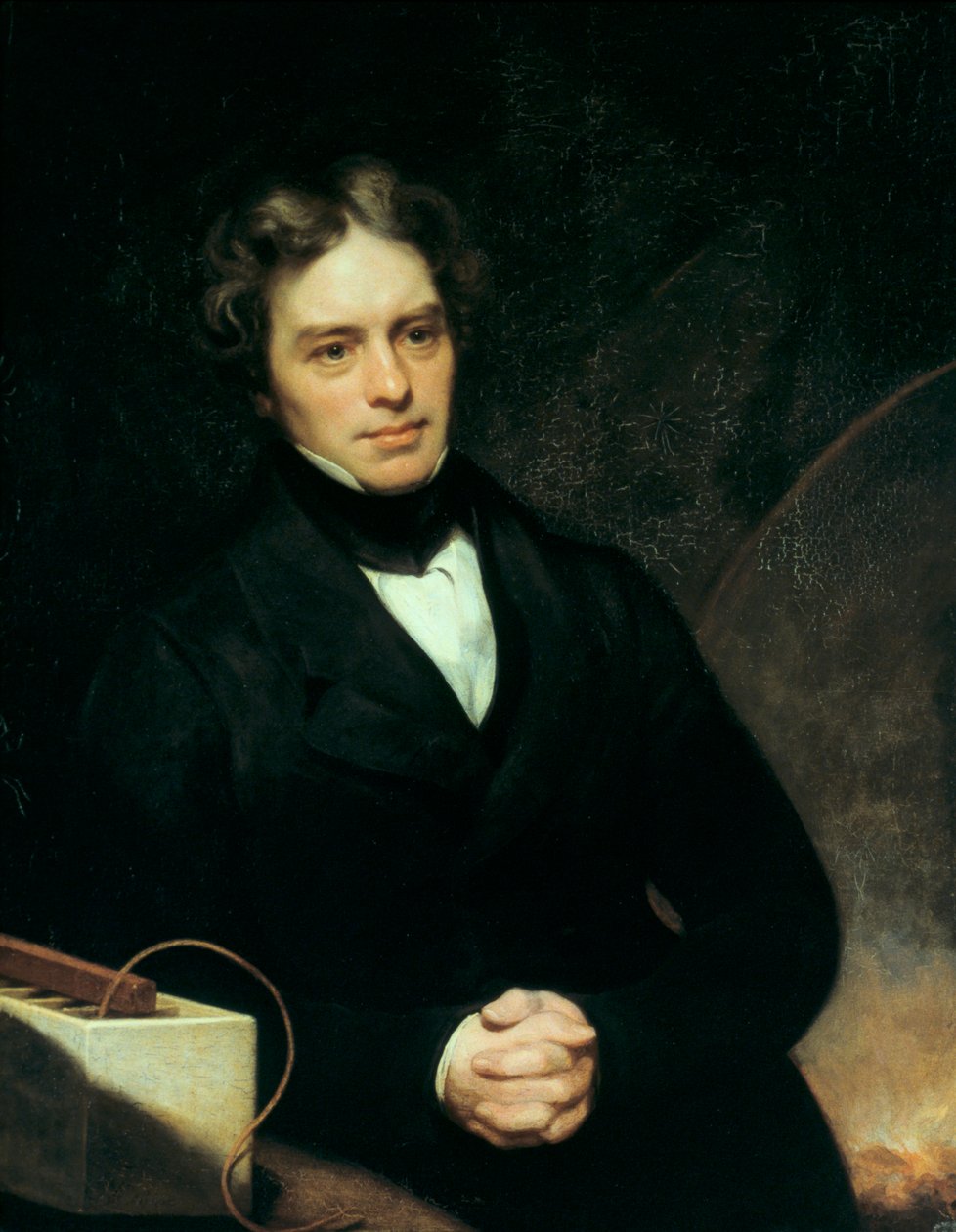 Michael Faraday, engelsk kemist och fysiker, 1842 av Thomas Phillips