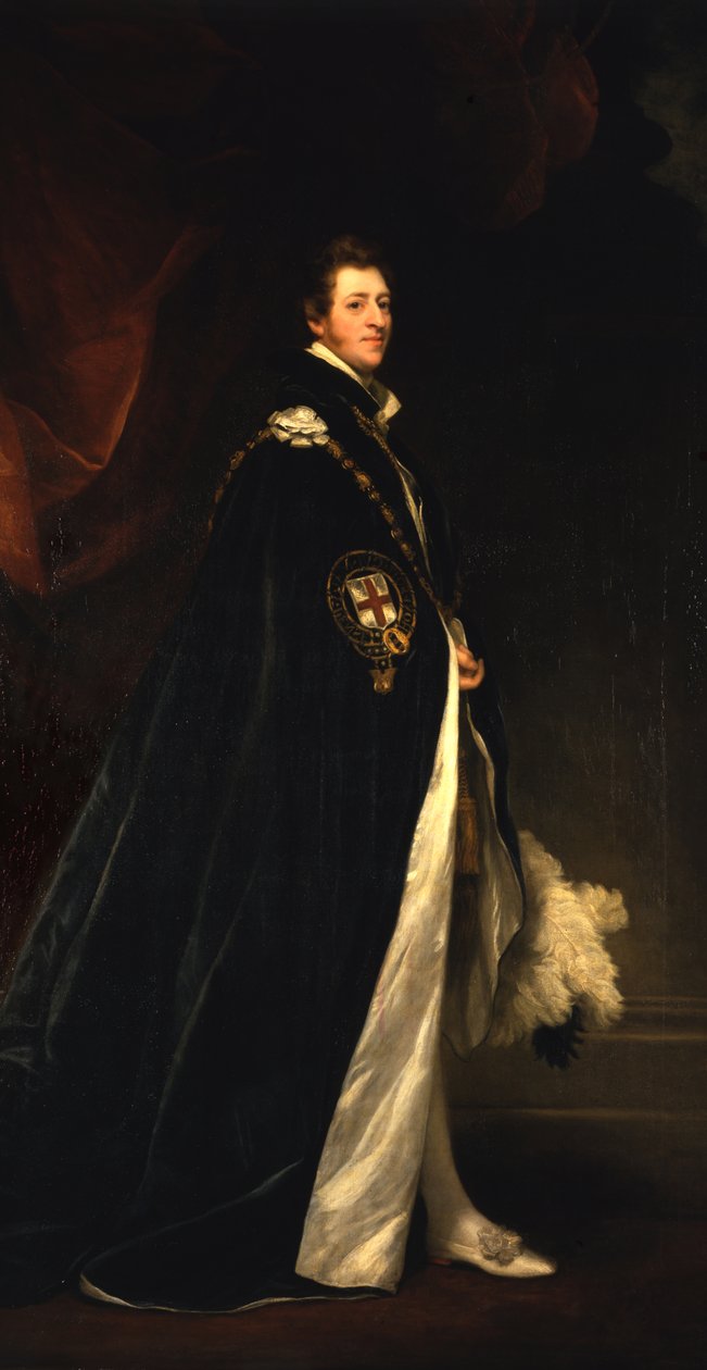 Porträtt av Hugh, 3:e hertigen av Northumberland av Thomas Phillips
