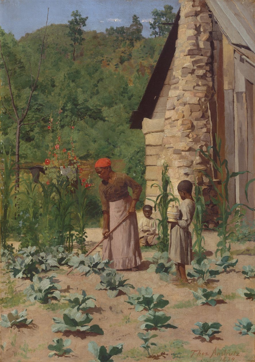 Sättet de lever, 1879 av Thomas Pollock Anshutz