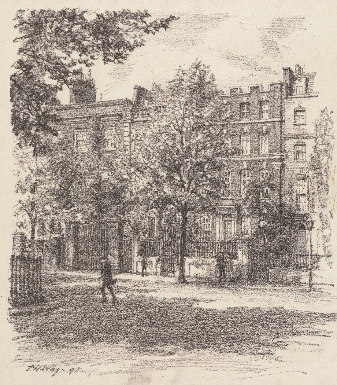 Nr 4 Cheyne Walk, Chelsea av Thomas Robert Way