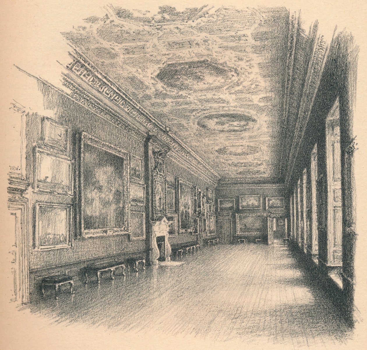 Kings Gallery, Kensington Palace, 1902 av Thomas Robert Way