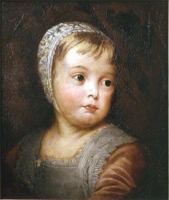 King James II som barn, efter Van Dyck av Thomas Robson