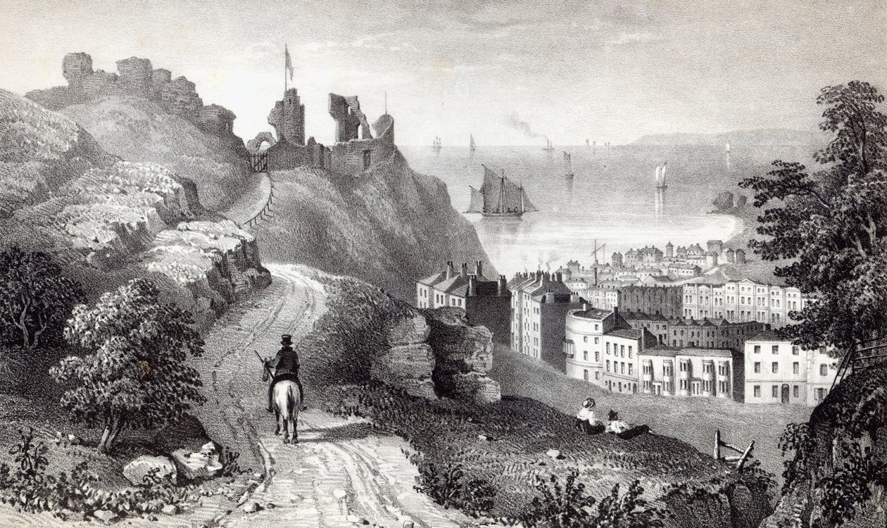 Hastings slott från Revd W. Wallinger