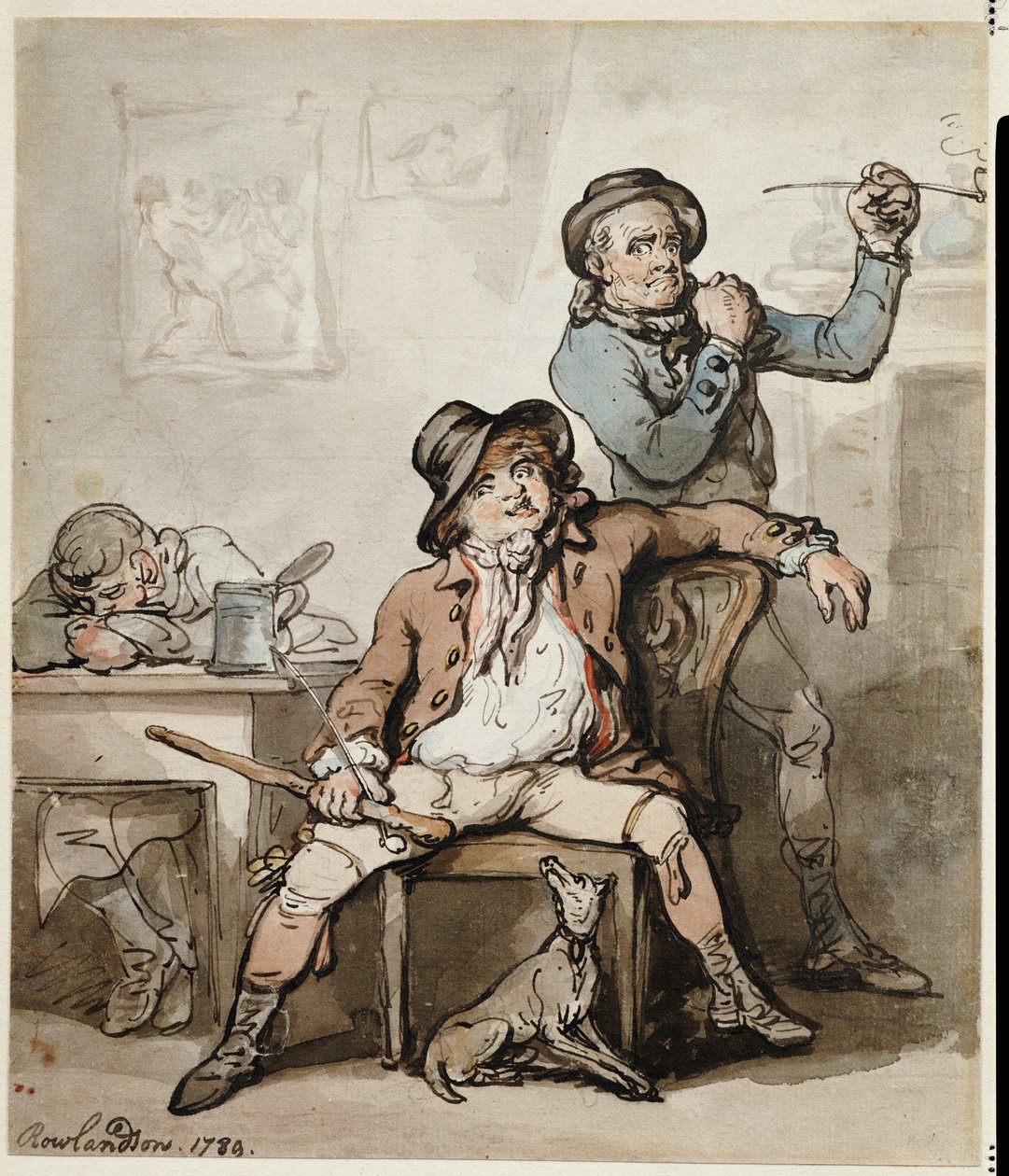 A Brace of Blackguards, 1789 av Thomas Rowlandson