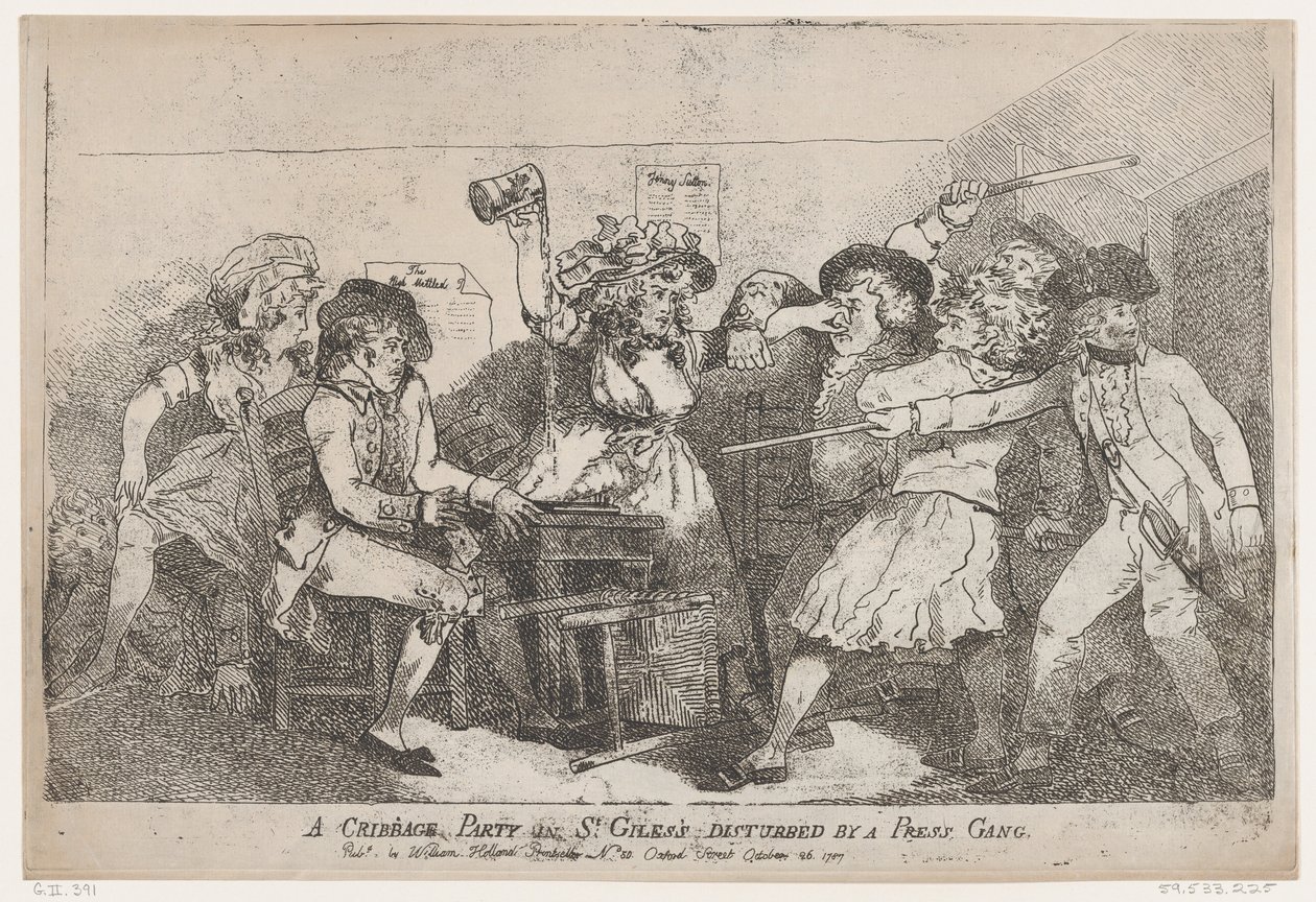 A Cribbage Party in St. Giles