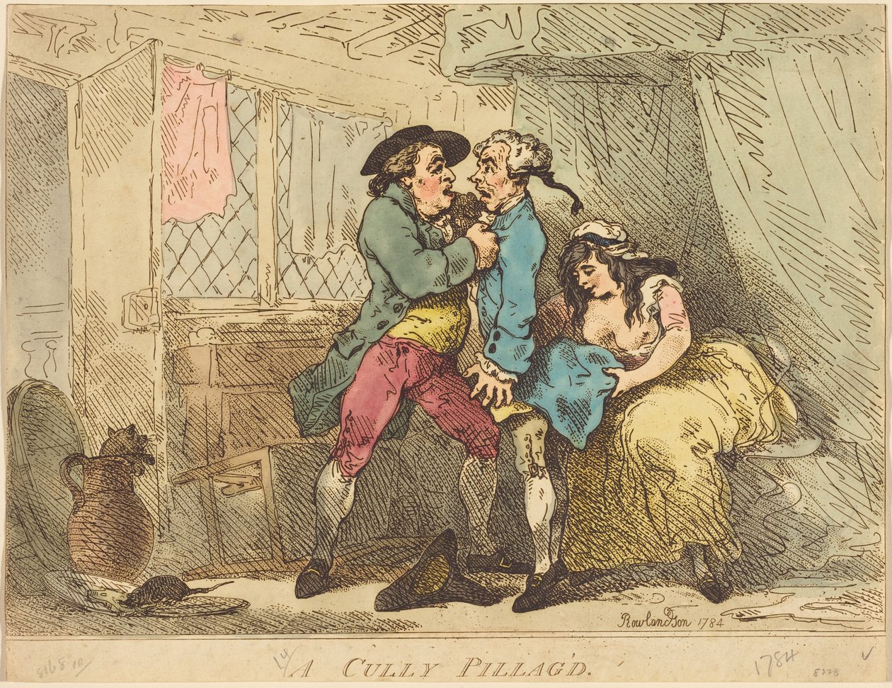En plundrad Cully av Thomas Rowlandson