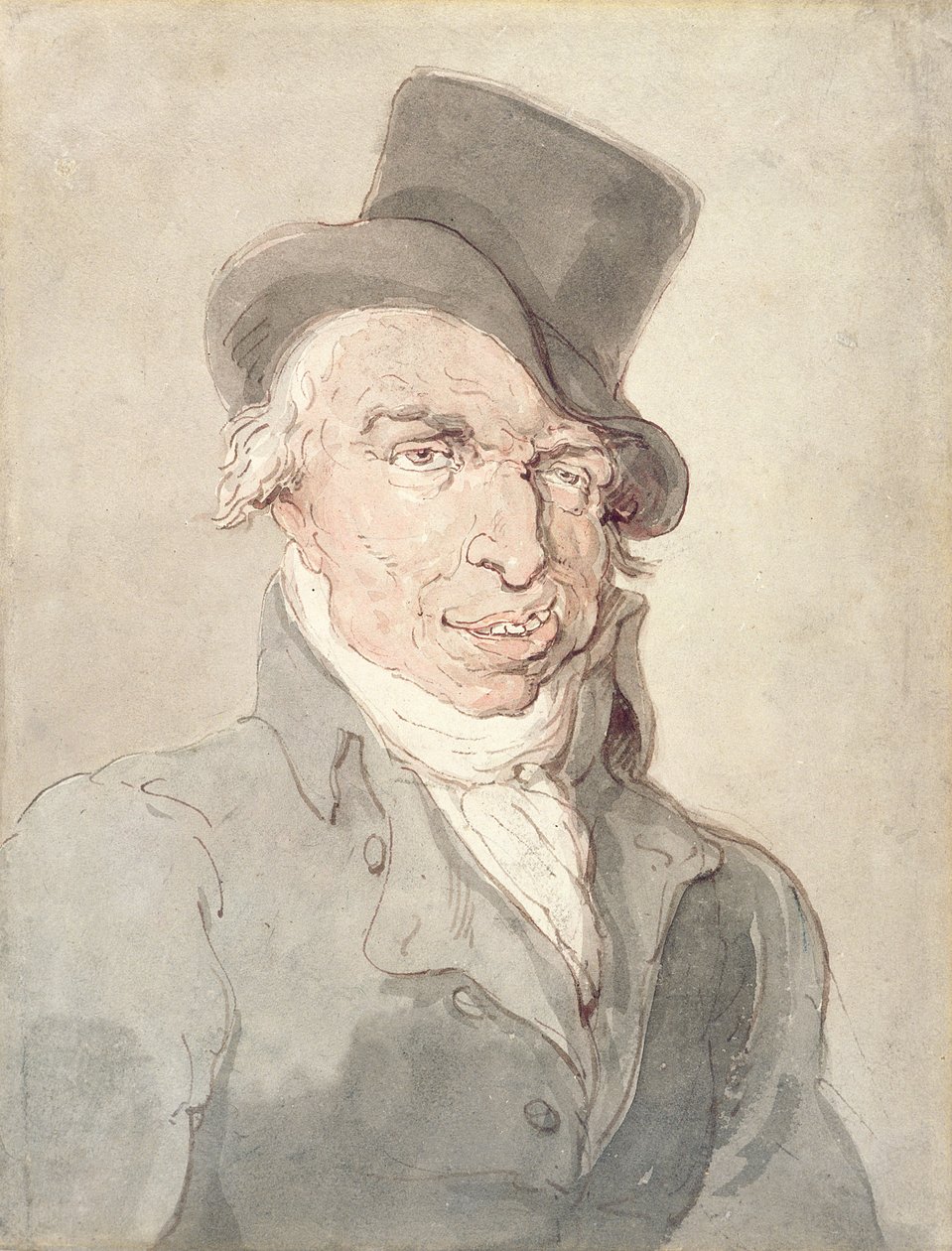 A Sporting Cove, ca 1815-1820 (akvarell och penna över grafit på papper) av Thomas Rowlandson