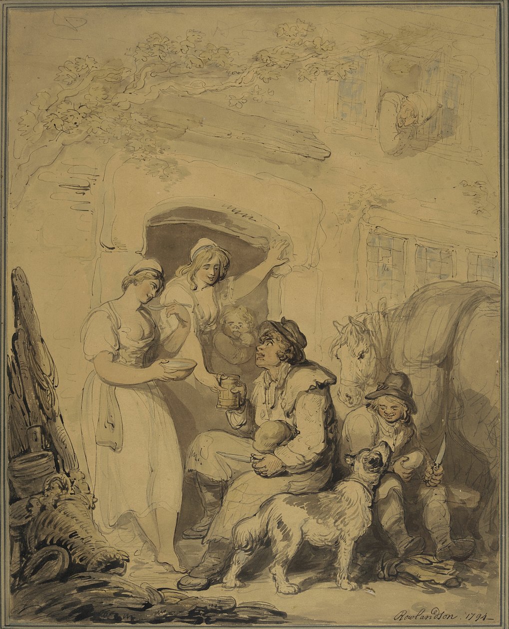 Ett stopp vid värdshuset av Thomas Rowlandson