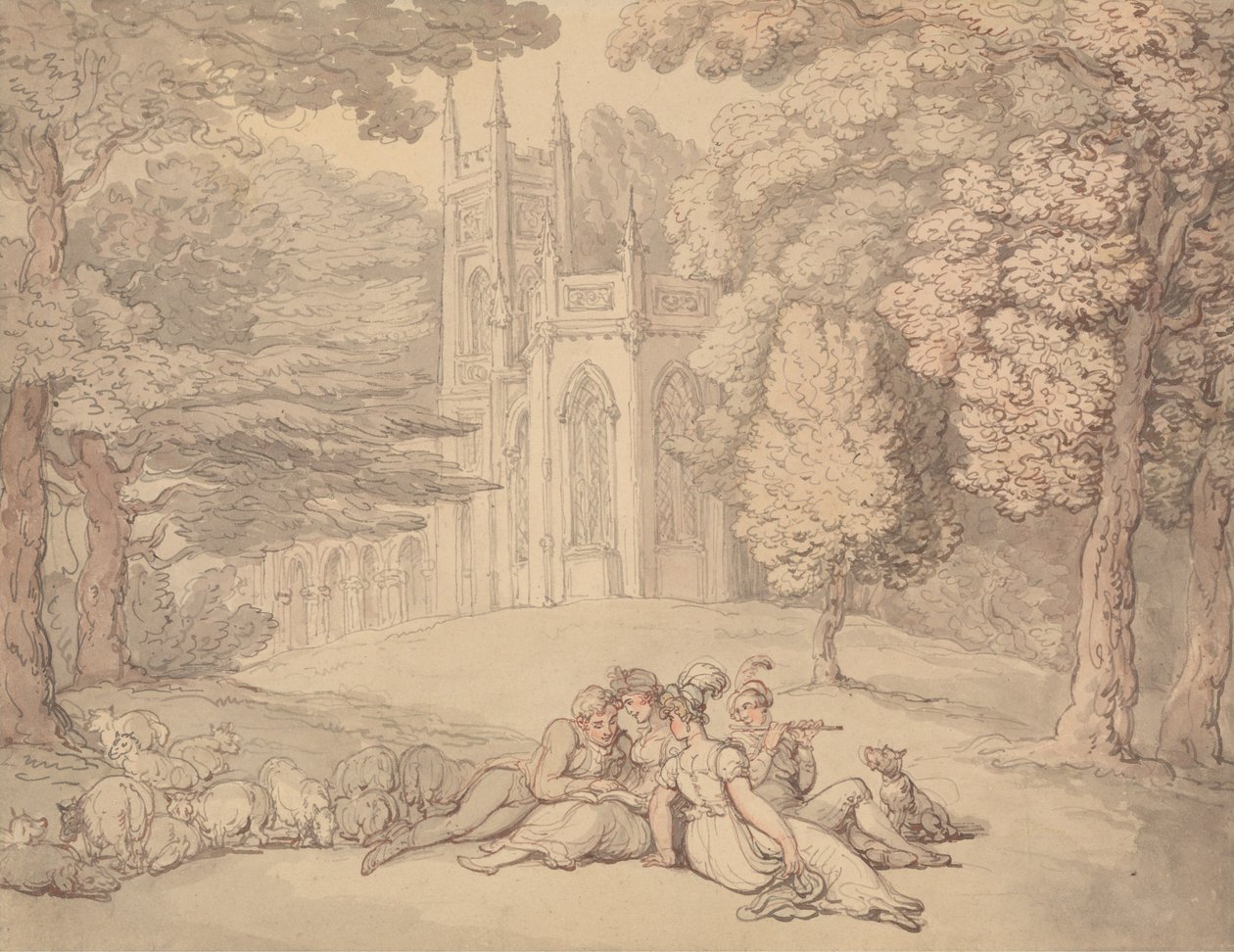 En sommaridyll av Thomas Rowlandson