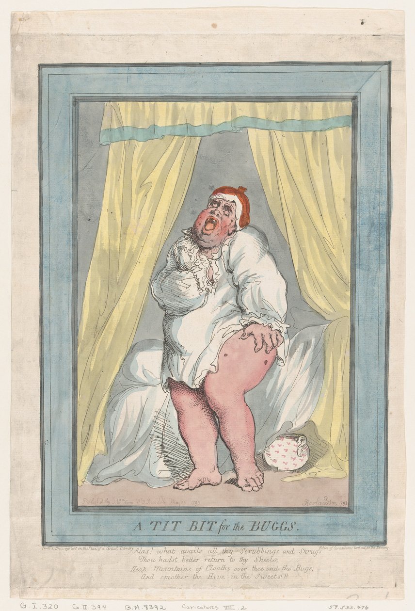 A Tit Bit for the Bugs, 25 maj 1793, 25 maj 1793. av Thomas Rowlandson