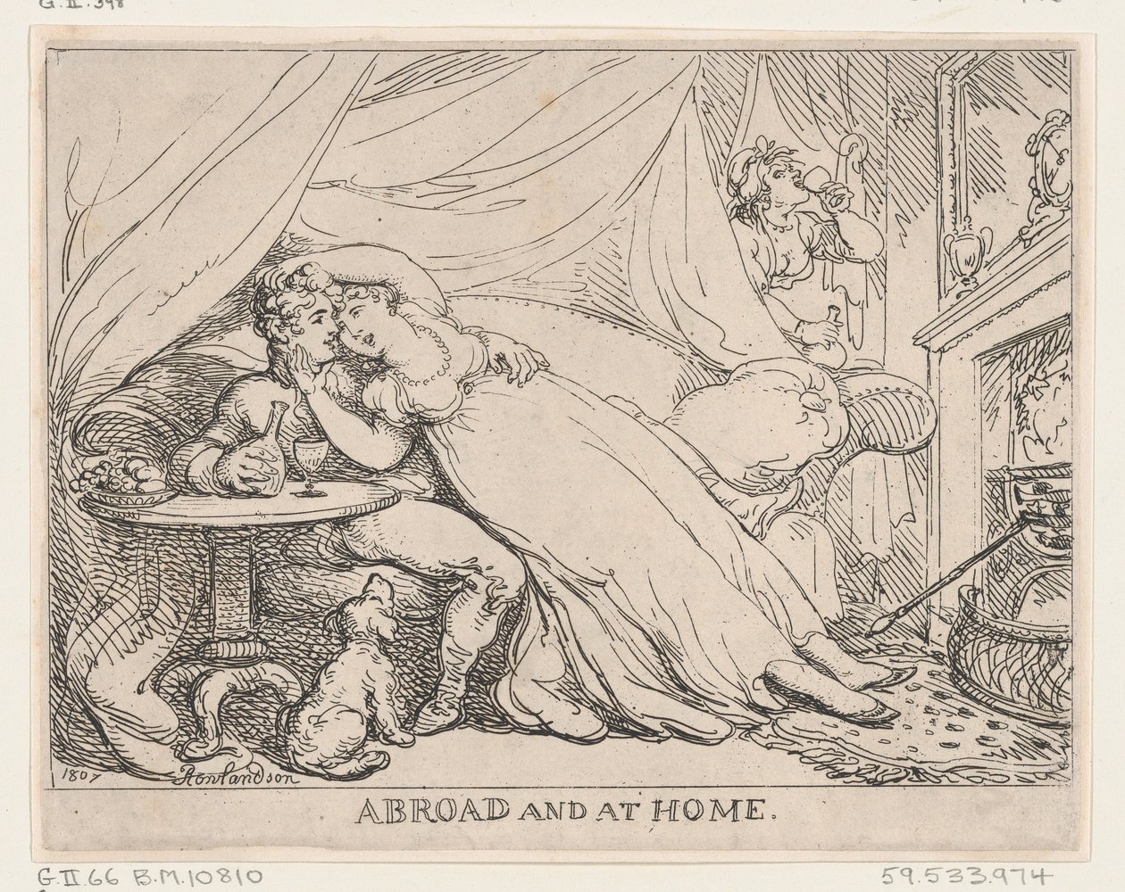 Utomlands och hemma, 28 februari 1807., 28 februari 1807. av Thomas Rowlandson