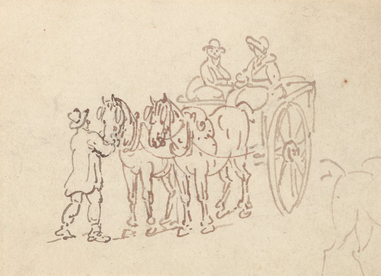 Albumritning av Thomas Rowlandson