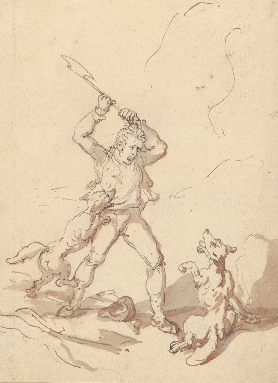 Albumritning av Thomas Rowlandson
