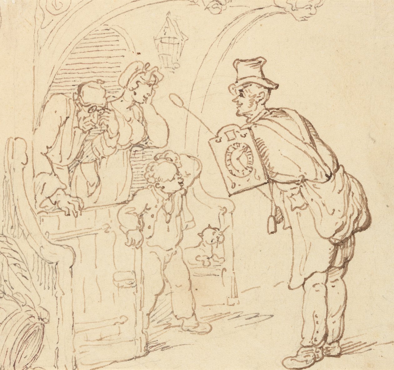 Albumritning av Thomas Rowlandson